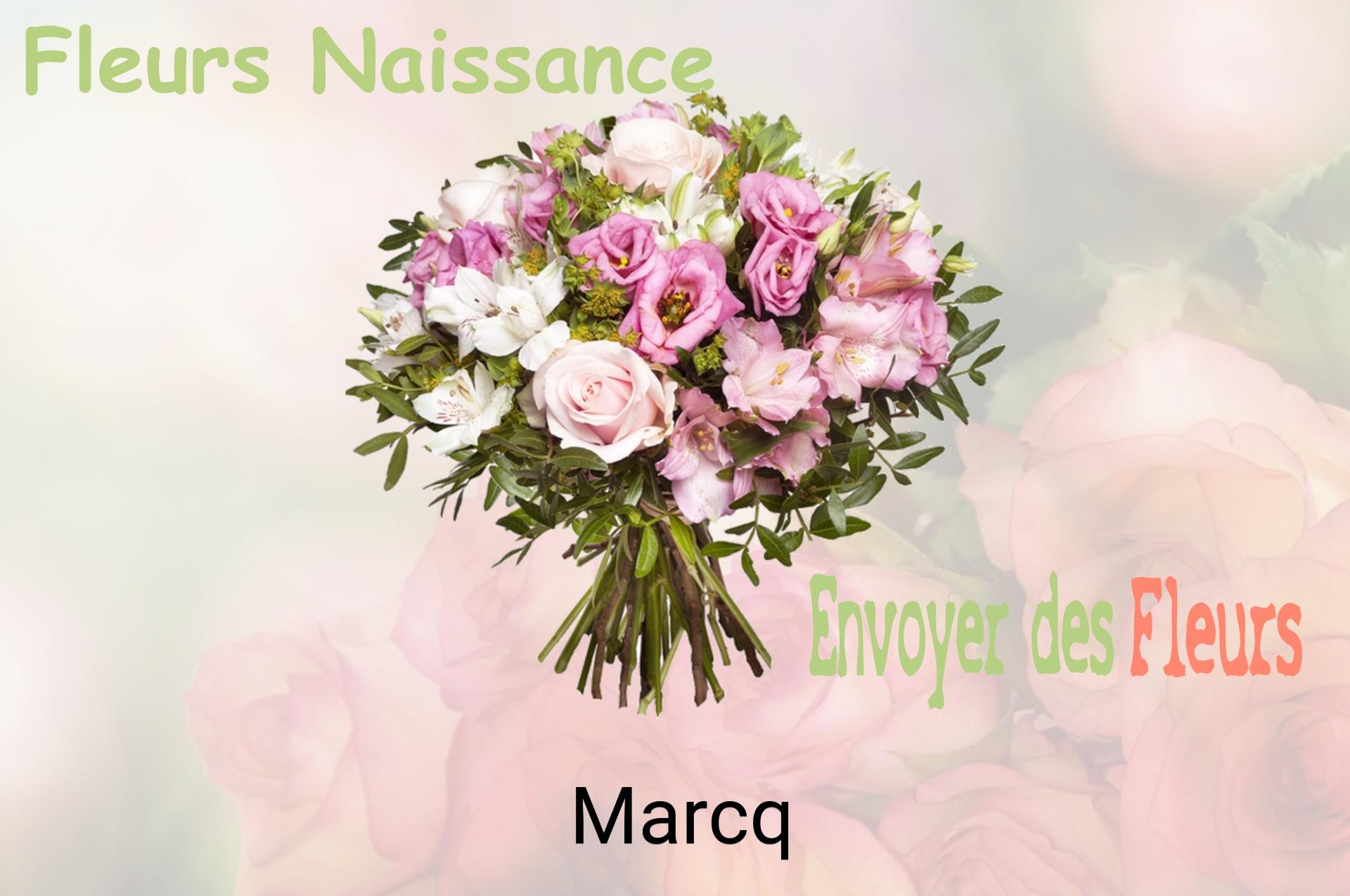 Bouquet de fleurs de naissance livré à Marcq